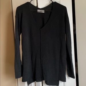 Black long sleeve top